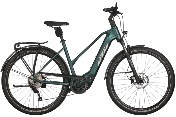 KTM Macina Gran 720 750 Wh Damen Trapez grün 2025