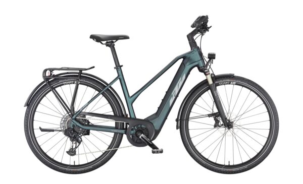 KTM Macina Sport 710 750 Wh Damen Trapez grün 2025