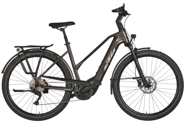 KTM Macina Style 740 750 Wh Damen Trapez grau 2025