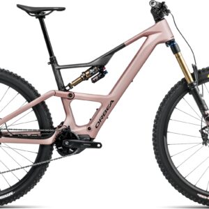 Orbea Rise LT M10 420W - 2025 - Desert Rose - Carbon Raw | L