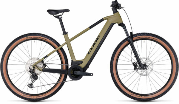 Cube Reaction Hybrid Race 750 olive´n´green 2024 29"; 750 Wh Diamant