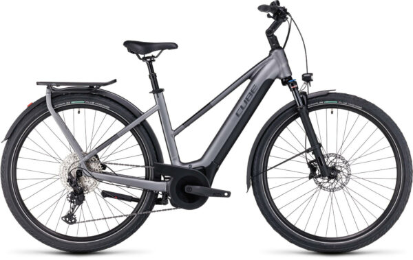 Cube Touring Hybrid EXC 625 grey´n´metal 2024 28"; 625 Wh Trapez