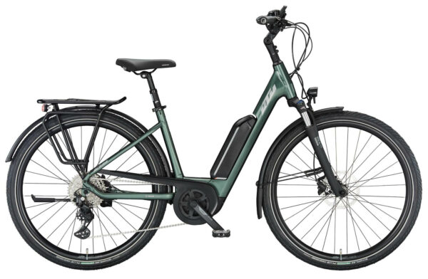KTM Macina Fun P510 moss grey matt (silver+orange) 28" 545 Wh Wave