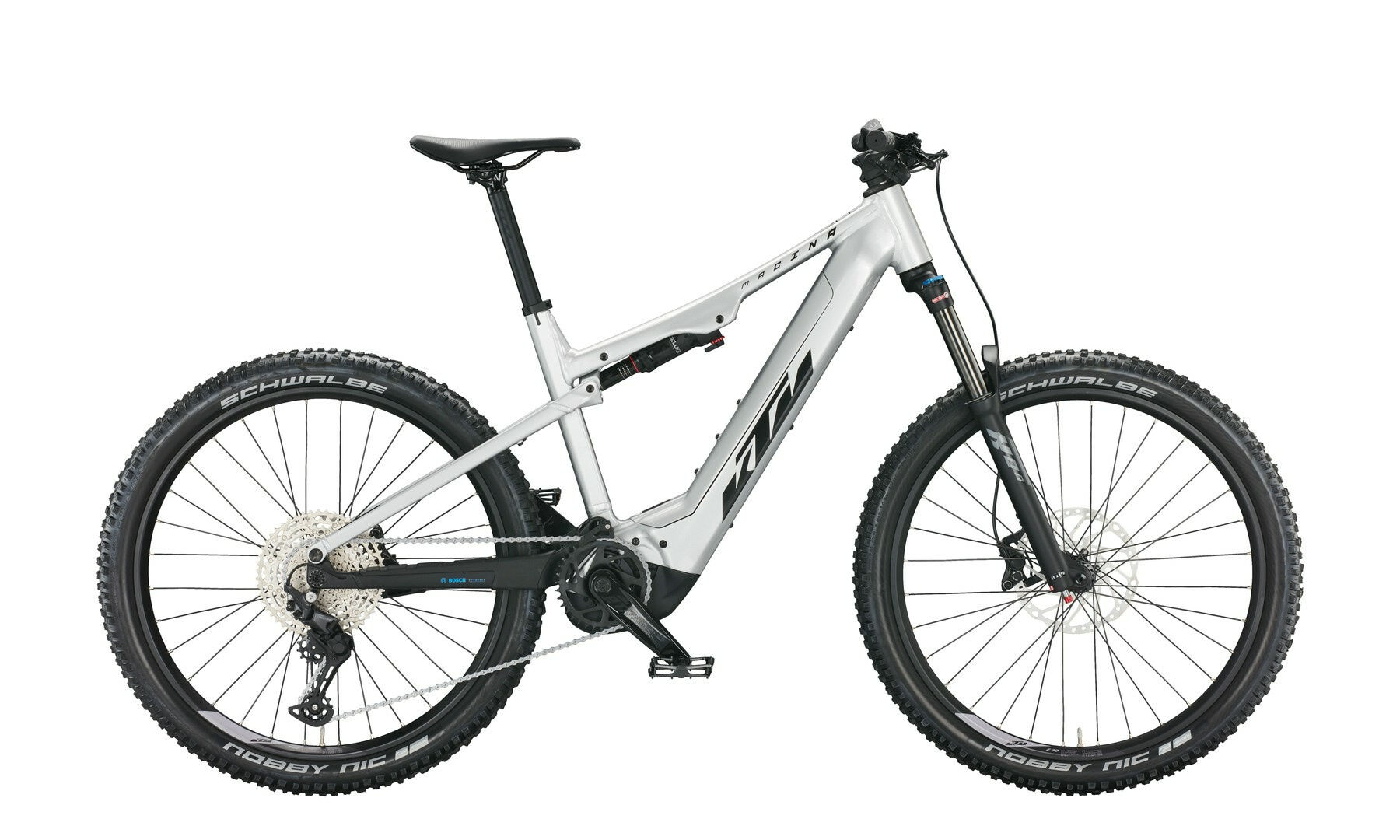 KTM MACINA LYCAN 772 starlight silver (black+blue) 2022 27,5" 750 Wh Diamant