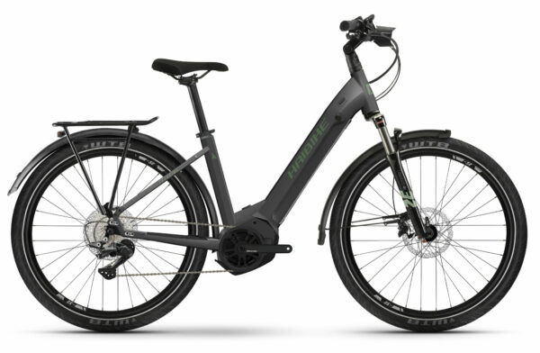 Haibike Trekking 7 gloss anthracite metal olive 27,5" 630 Wh Wave