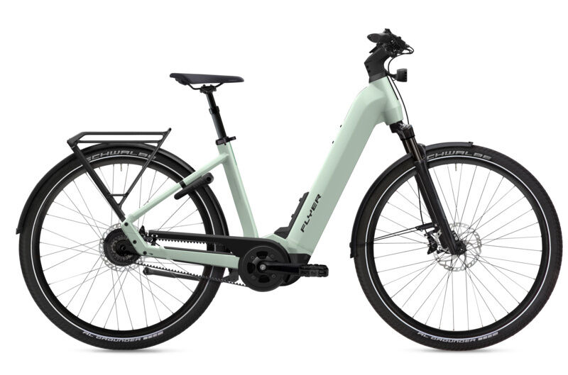 Flyer Upstreet 7.23 Frosty Sage Gloss 2023 28" 750 Wh Wave