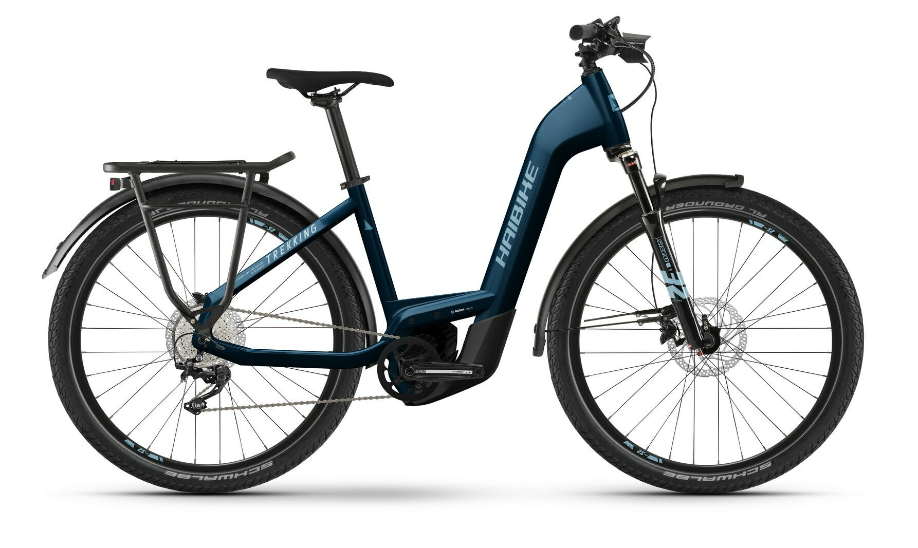 Haibike Trekking 8 gloss royal blue/metallic silver 2022 27,5" 750 Wh Wave