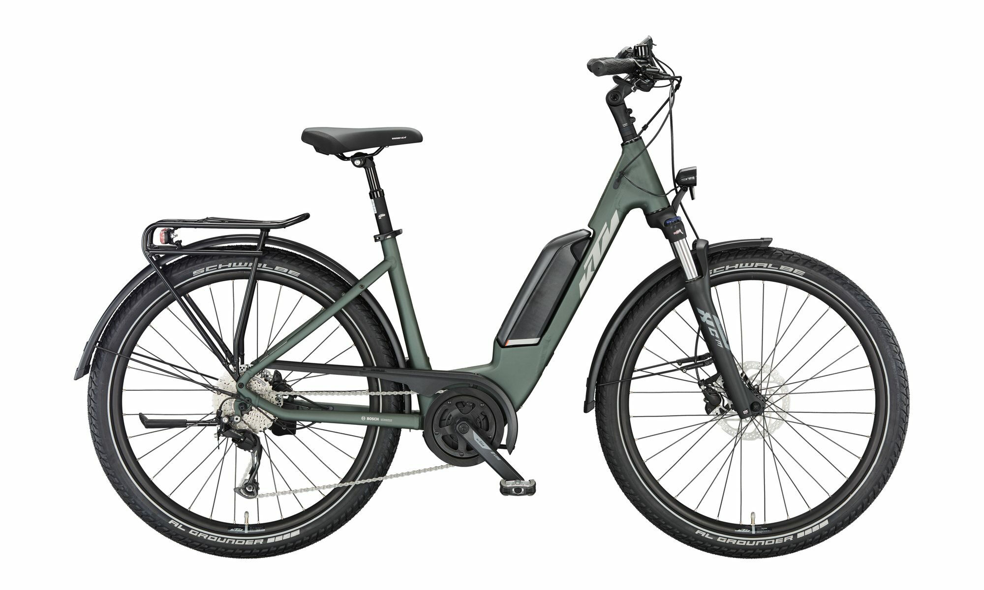 KTM MACINA GRAN P510 moss grey matt (silver+orange) 2023 27,5" 500 Wh Wave