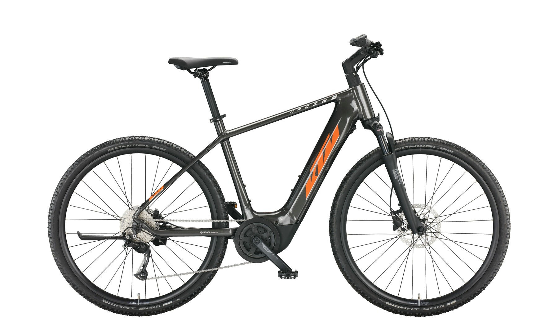 KTM MACINA CROSS P510 machine grey (orange+silver) 2022 28" 500 Wh Diamant