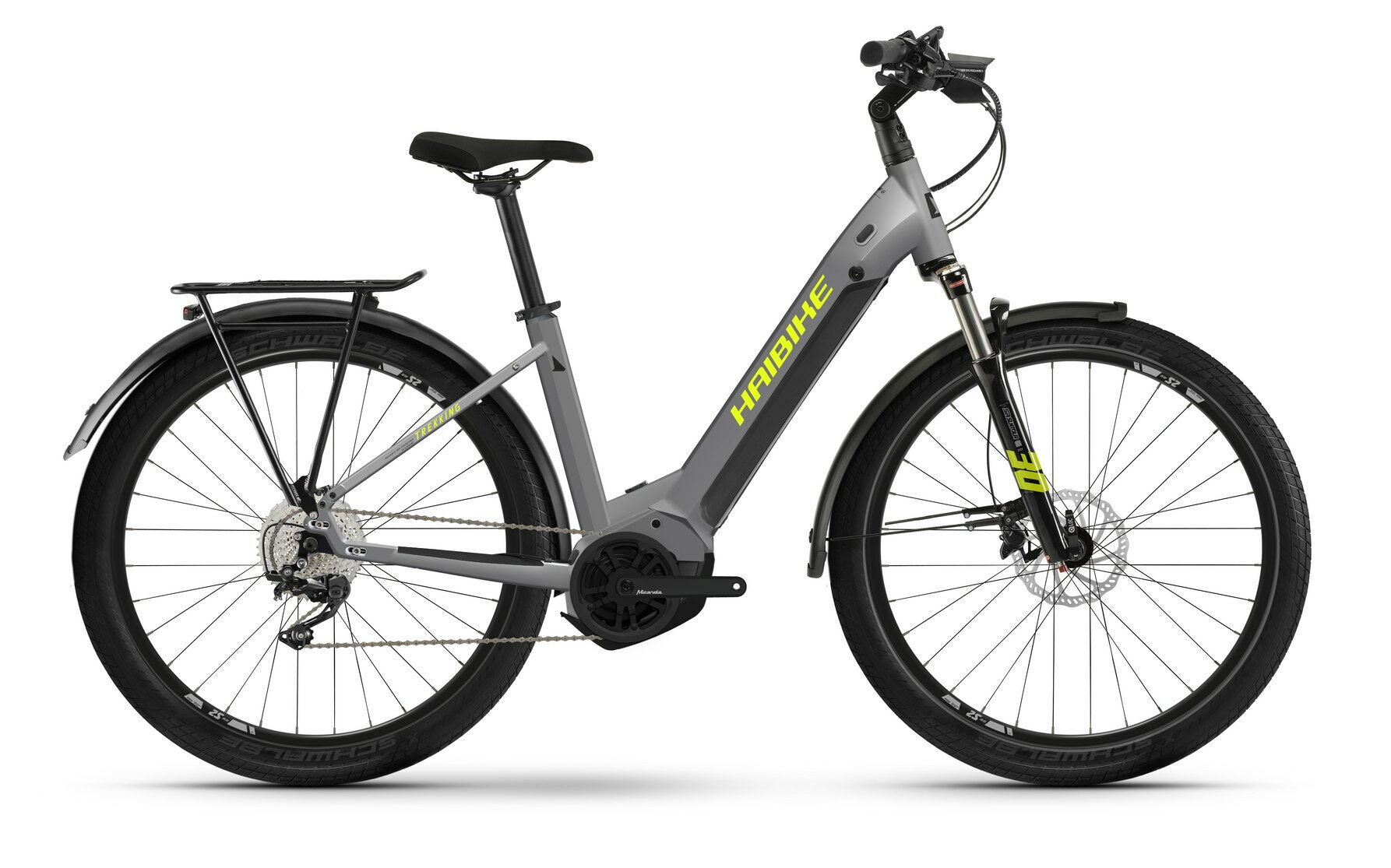 Haibike Trekking 6 gloss grey/neon yellow 27,5" 630 Wh Wave