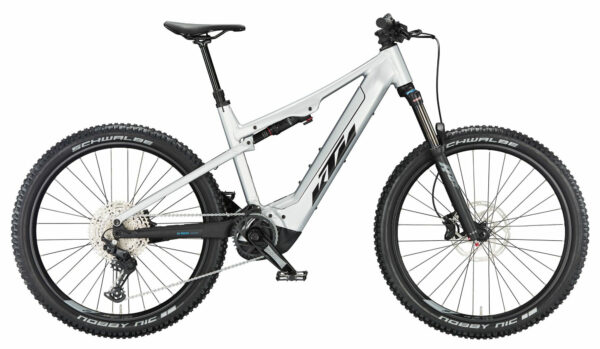 KTM Macina Lycan 772 starlight silver (black+blue) 2024 27,5" 750 Wh Diamant