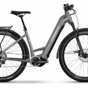 Haibike Trekking 7 urban grey/white-gloss 27,5" 720 Wh Wave