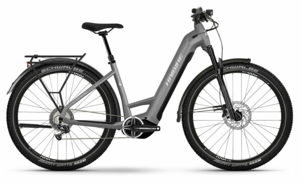 Haibike Trekking 7 urban grey/white-gloss 27,5" 720 Wh Wave