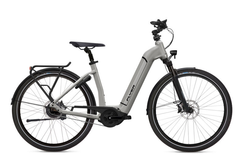 Flyer Gotour6 5.40 Cast Silver Gloss 2023 28" 625 Wh Wave