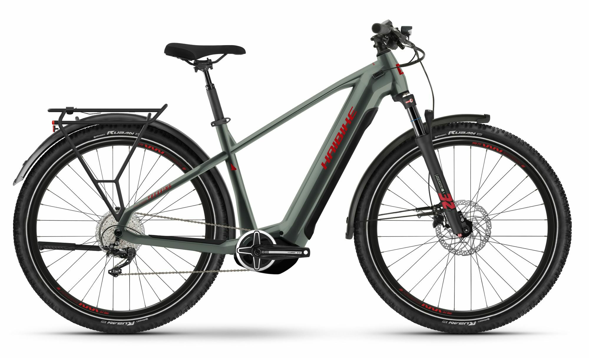 Haibike Trekking 5 olive/red-gloss 2024 27,5" 720 Wh Diamant