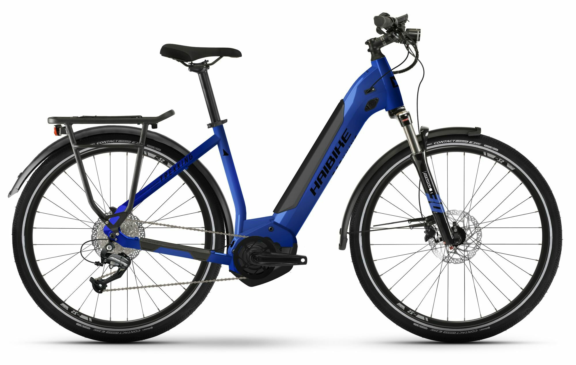 Haibike Trekking 4 gloss/matte blue black 2024 27,5" 500 Wh Wave