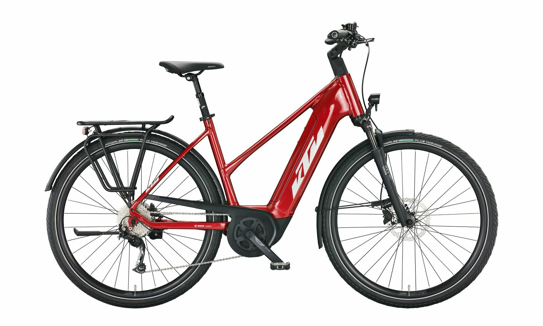 KTM MACINA TOUR P510 chrome red (silver+black) 2022 28" 500 Wh Trapez