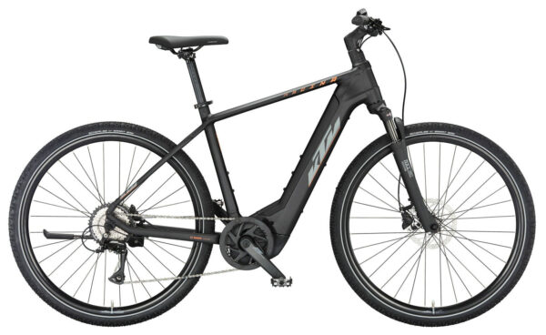 KTM Macina Cross 510 black matt (grey+orange) 2024 28" 500 Wh Diamant