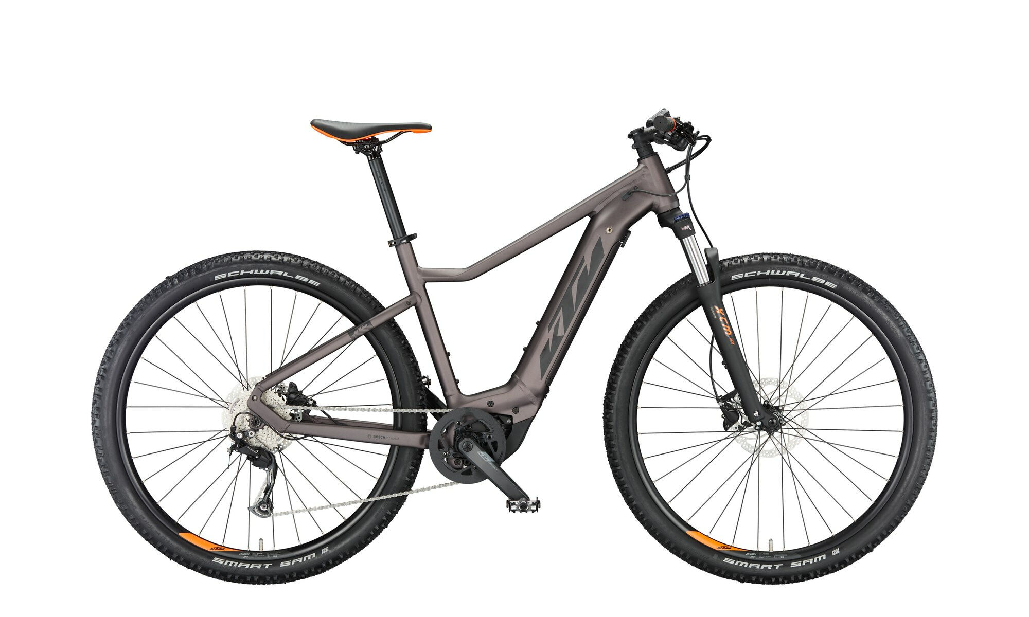 KTM MACINA RACE 592 elderberry matt (black+orange) 2023 29" 500 Wh Diamant
