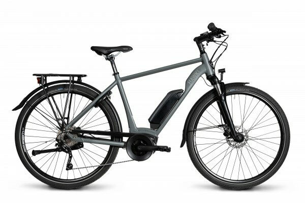 Hawk E-Trekking 500 Gent Anthrazit 2023 28" 500 Wh Diamant