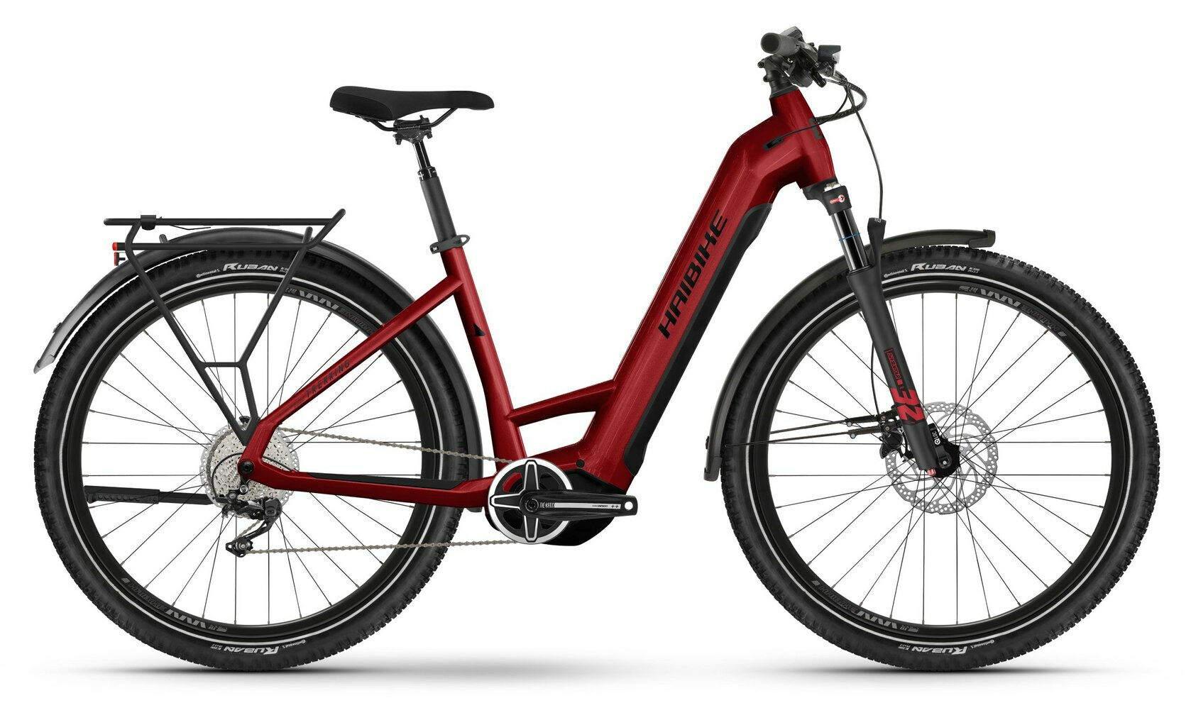 Haibike Trekking 5 dynamite red/black-gloss 2023 27,5" 720 Wh Wave