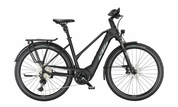 KTM MACINA STYLE 720 black matt (grey+green) 28" 750 Wh Trapez