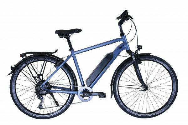 Hawk E-Trekking BAFANG Gent Blau 2023 28" 418 Wh Diamant