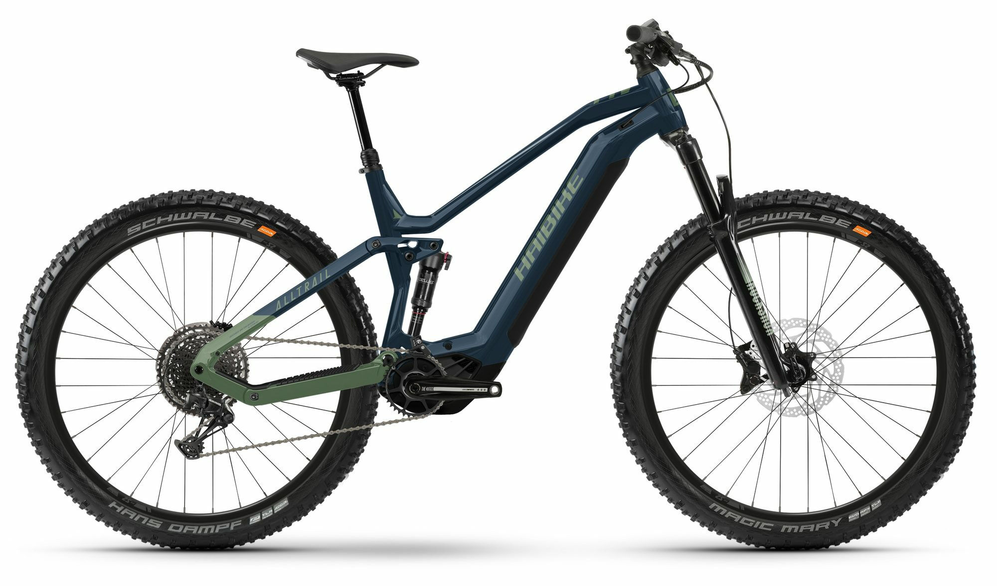 Haibike AllTrail 9 29 gloss metal blue olive 2024 29" 720 Wh Diamant