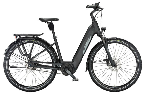 KTM Macina City 610 Belt black matt (grey+silver) 2024 28" 625 Wh Wave