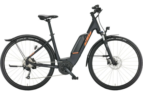KTM Macina Cross Street P510 black (orange) 28" 500 Wh Wave