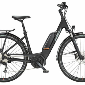 KTM Macina Fun A510 black matt (grey+orange) 28" 500 Wh Wave