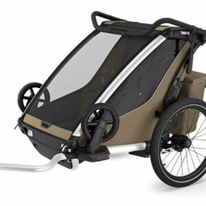 Thule Chariot Cross 2 double - Kinderfahrradanhänger - Faded Khaki