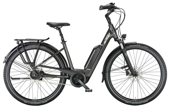 KTM Macina Central P510 RT machine grey (silver+green) 28" 545 Wh Wave