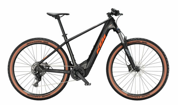 KTM MACINA TEAM 893 DIAMOND BLACK MATT (GREY+ORANGE) 2025 29"; 800 Wh Diamant