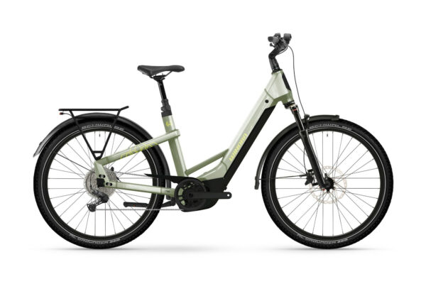 Winora Yakun X10 ivory green - gloss 2025 27,5"; 800 Wh Wave