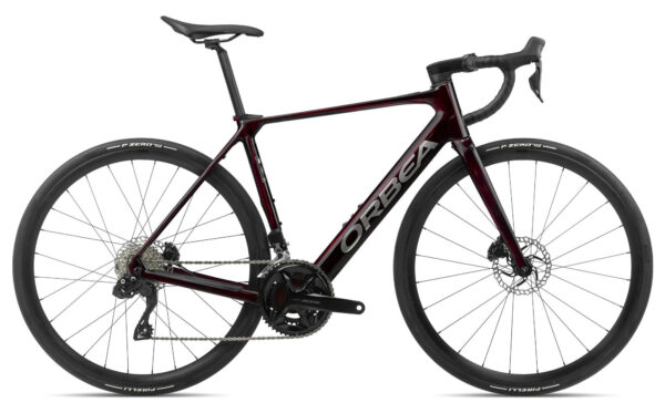 Orbea Gain M30i Wine Red Carbon View-Titanium (Gloss) 28" 353 Wh Diamant