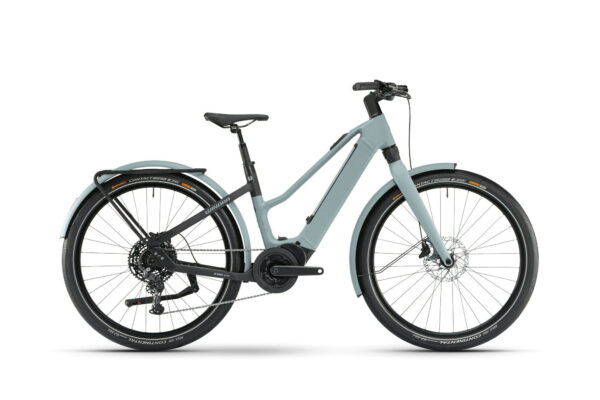 Winora iRide Pure X10 nile blue matt, black matt 2025 27,5"; 400 Wh Trapez