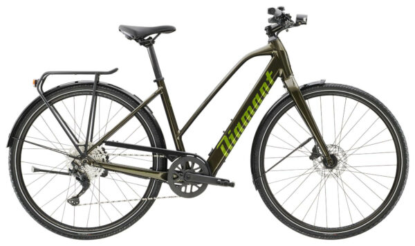 Diamant 365 Deluxe Oxidgrün Metallic 28" 250 Wh Trapez
