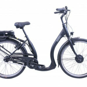Hawk E-City Comfort Schwarz 2023 26" 468 Wh Wave