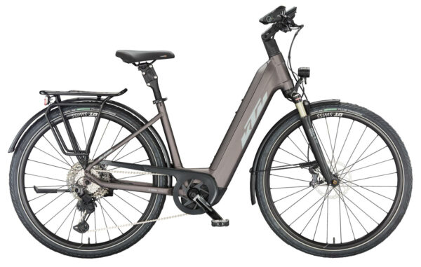 KTM Macina Style 710 elderberry matt (grey+orange) 28" 750 Wh Wave