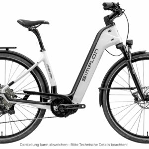 Simplon Chenoa Bosch CX Uni Deore10 Pearl White Glossy/Black Matt 2023 28" 625 W...