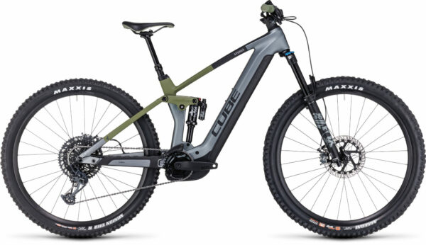 Cube Stereo Hybrid 140 HPC TM 750 flashgrey´n´olive 2024 29" 750 Wh Diamant