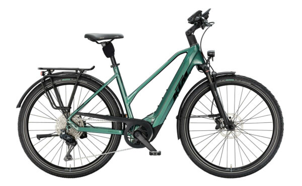 KTM MACINA STYLE 820 di2 OXYGEN GREEN (BLACK+ORANGE) 2025 28"; 800 Wh Trapez