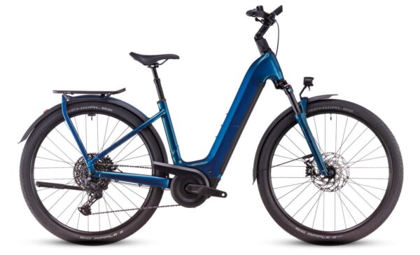 Cube Kathmandu Hybrid EX - 28 Zoll 800Wh 11K Wave - electricblue´n´chrome
