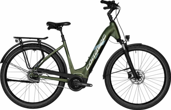 Corratec E-Power Trekking 28 P6 8S Green/Light Silver/Pearlized Black/Grey Blue ...