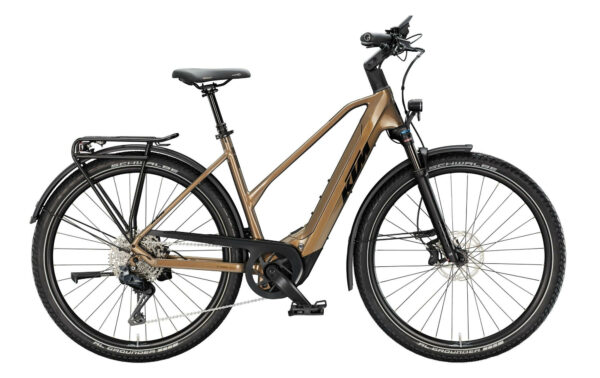 KTM MACINA GRAN 810 di2 OLIVE PEARL (BLACK) 29" 800 Wh Trapez