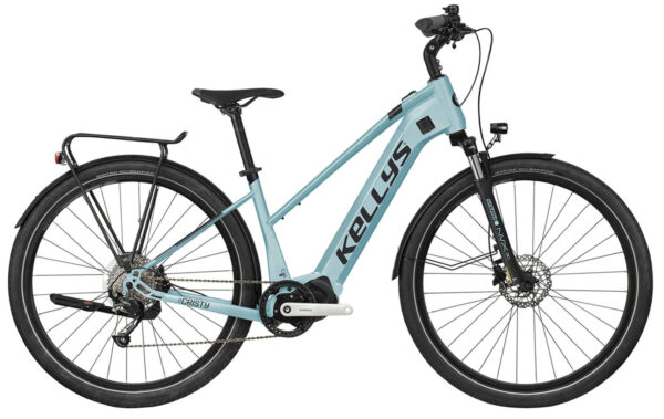 Kellys E-Cristy 30 SH Sky Blue 28" 725 Wh Trapez