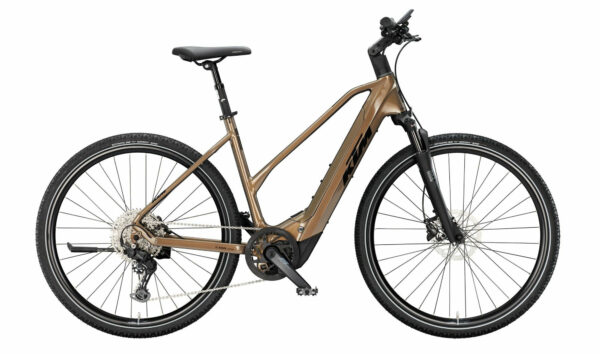 KTM MACINA CROSS CX 820 OLIVE PEARL (BLACK+MINT) 2025 28" 800 Wh Trapez
