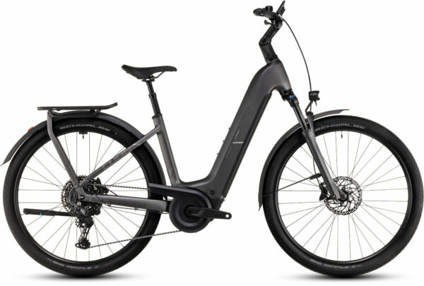 Cube Kathmandu Hybrid Pro 800 slapgrey and chrome 2025 28" 800 Wh Wave