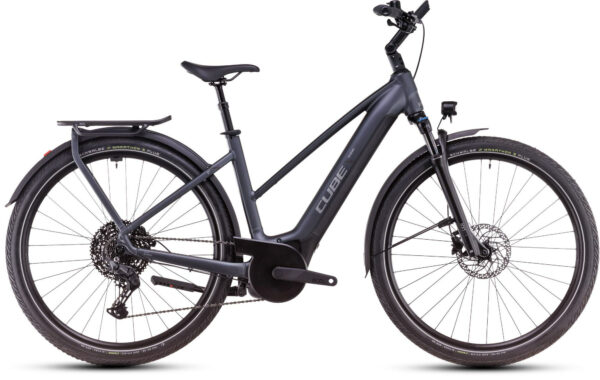 Cube Touring Hybrid Pro 625 metallicgrey and chrome 2025 28" 625 Wh Trapez